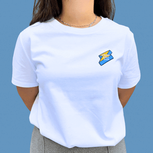 T-shirt Strong Girls Club - Blanc