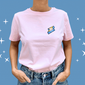 T-shirt Strong Girls Club - Rose