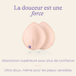 Coussinets d'allaitement lavables x8