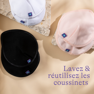 Coussinets d'allaitement lavables x8