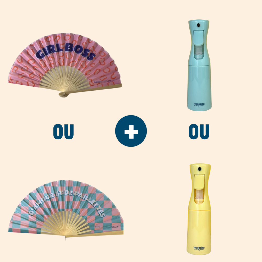 Kit brumisateur et éventail