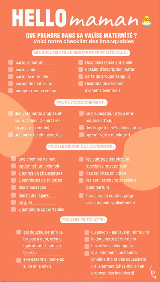 Checklist Maternité