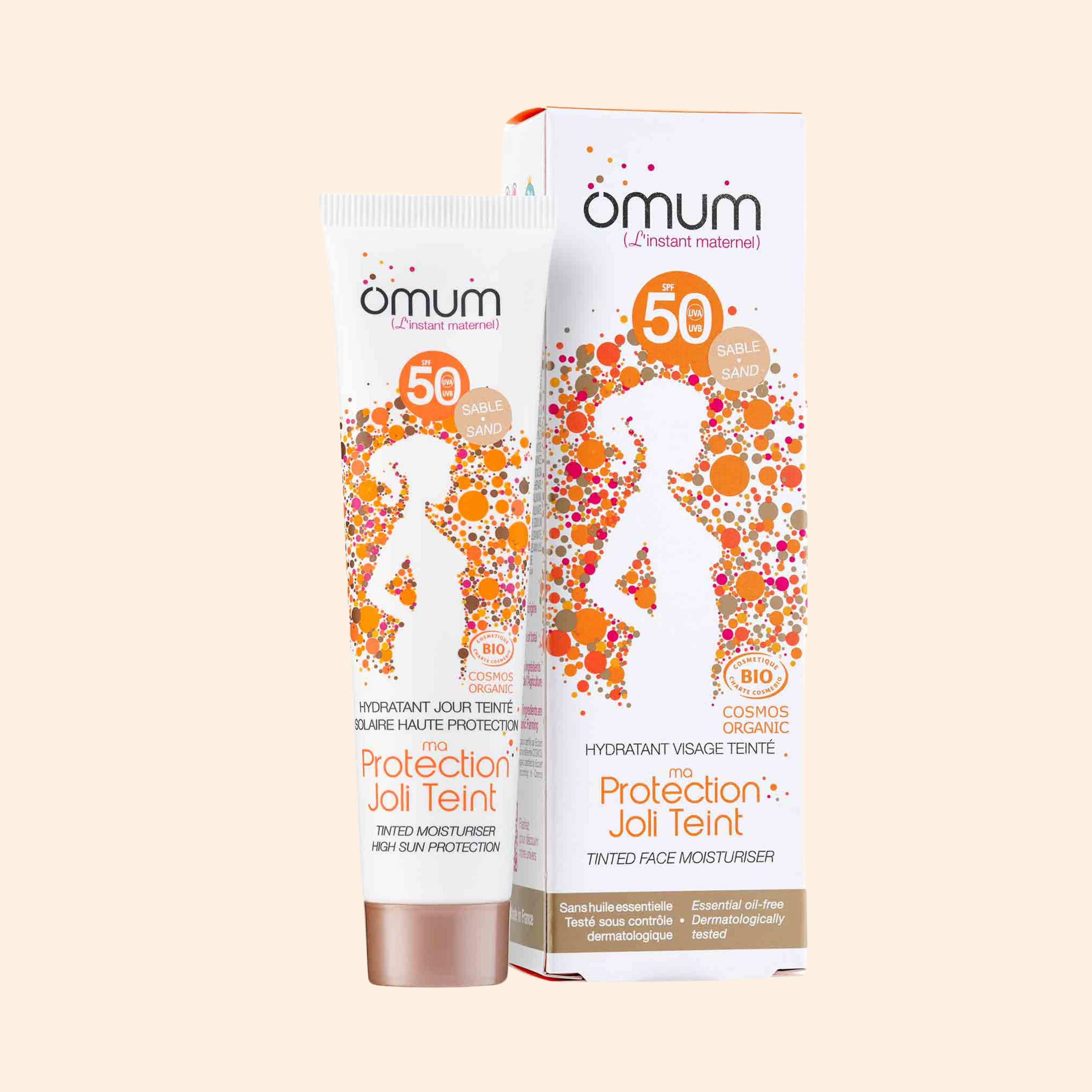 Crème solaire teintée SPF50 spéciale grossesse et allaitement