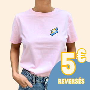 T-shirt Strong Girls Club - Rose