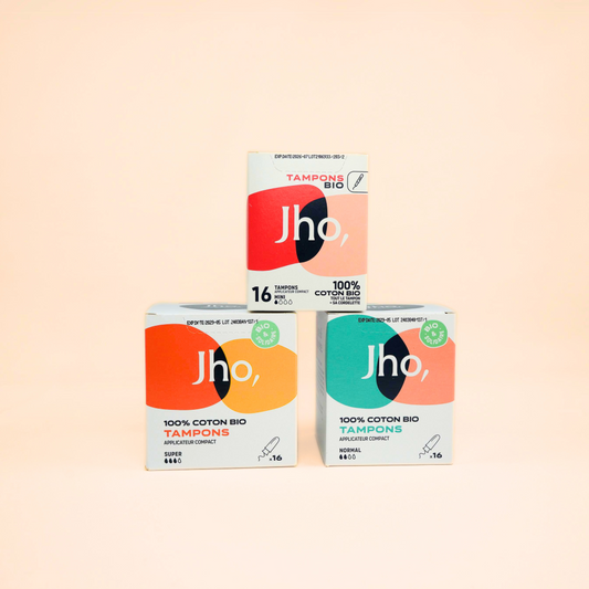 Tampons avec applicateurs compact : Lot de 3 (Mini, Normal, Super)