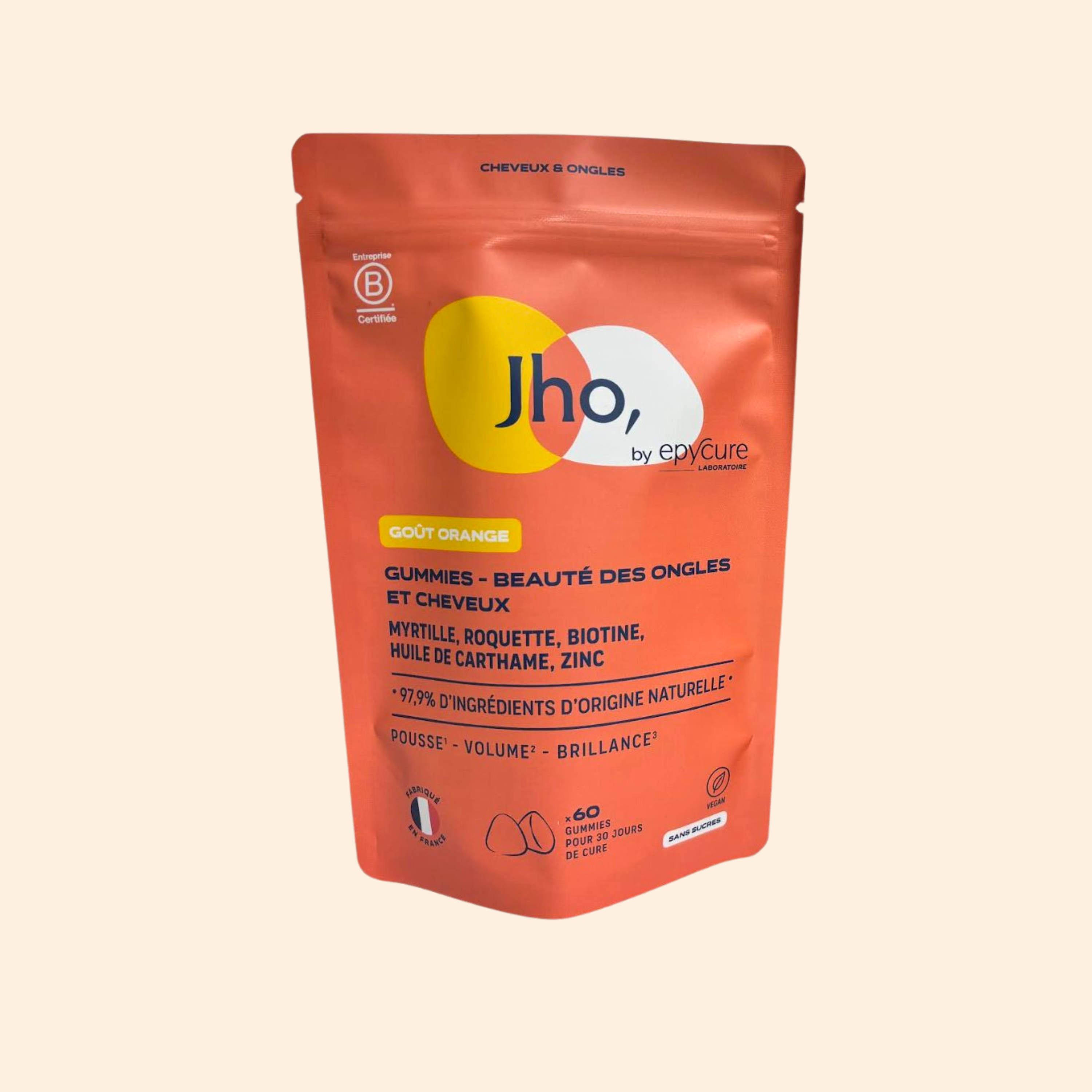 Gummies cheveux & ongles : force & vitalité