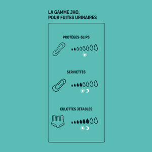 Serviettes fuites urinaires