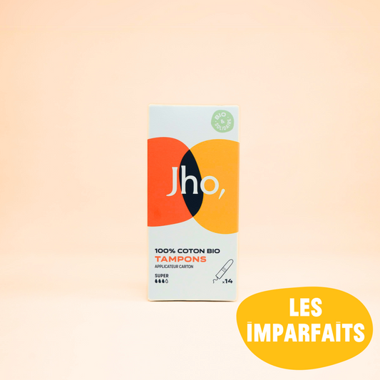 Tampons avec applicateur carton : Les imparfaits