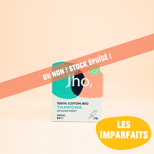 Tampons avec applicateur compact : Les imparfaits