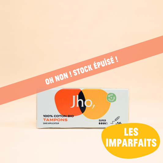 Tampons sans applicateur : Les imparfaits