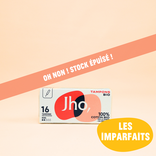Tampons sans applicateur : Les imparfaits