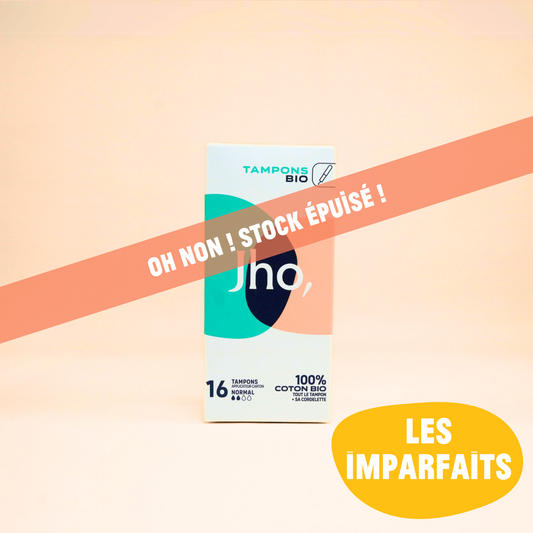 Tampons avec applicateur carton : Les imparfaits