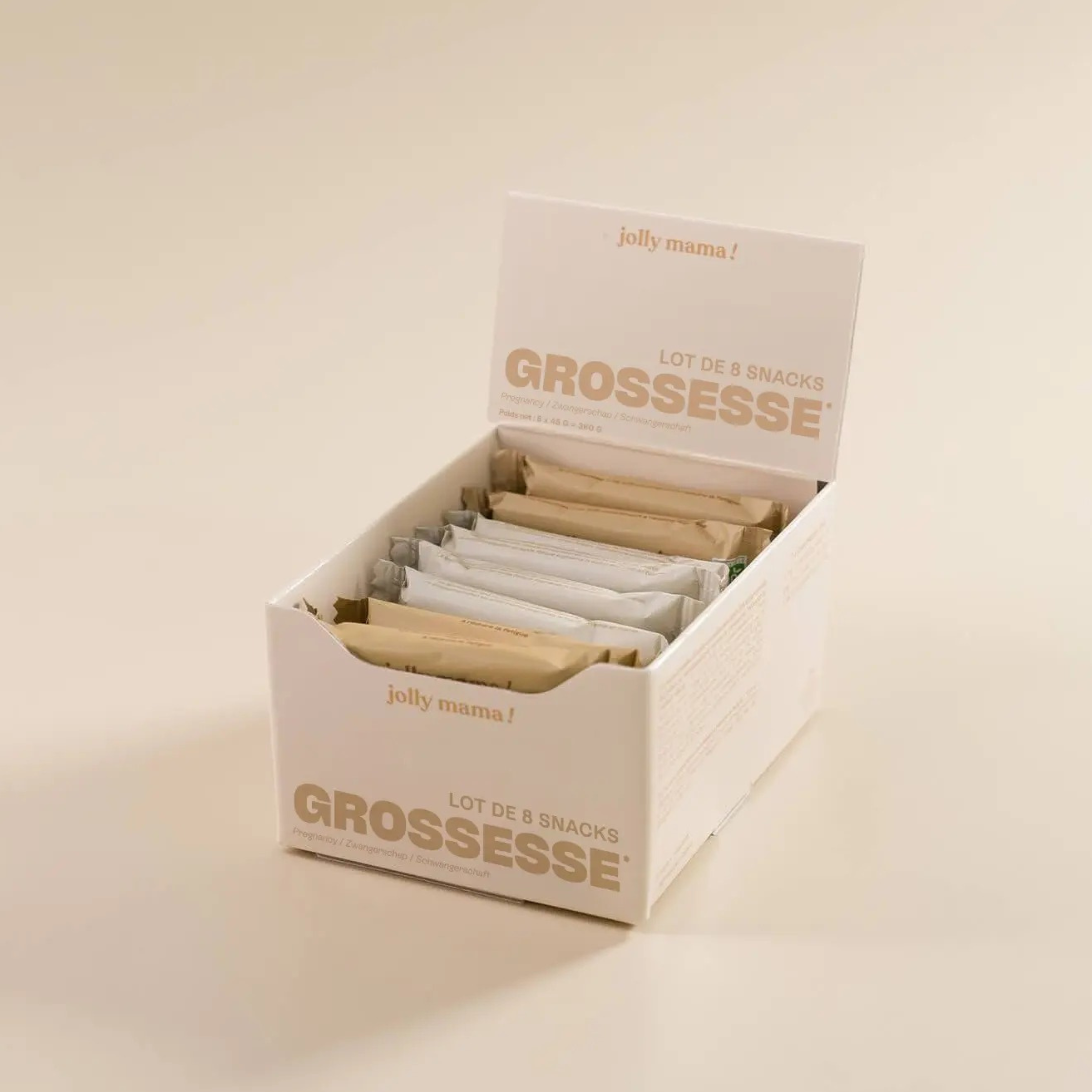 Snacks Pré et Post natal Vanille, chocolat noisette et croquantissime
