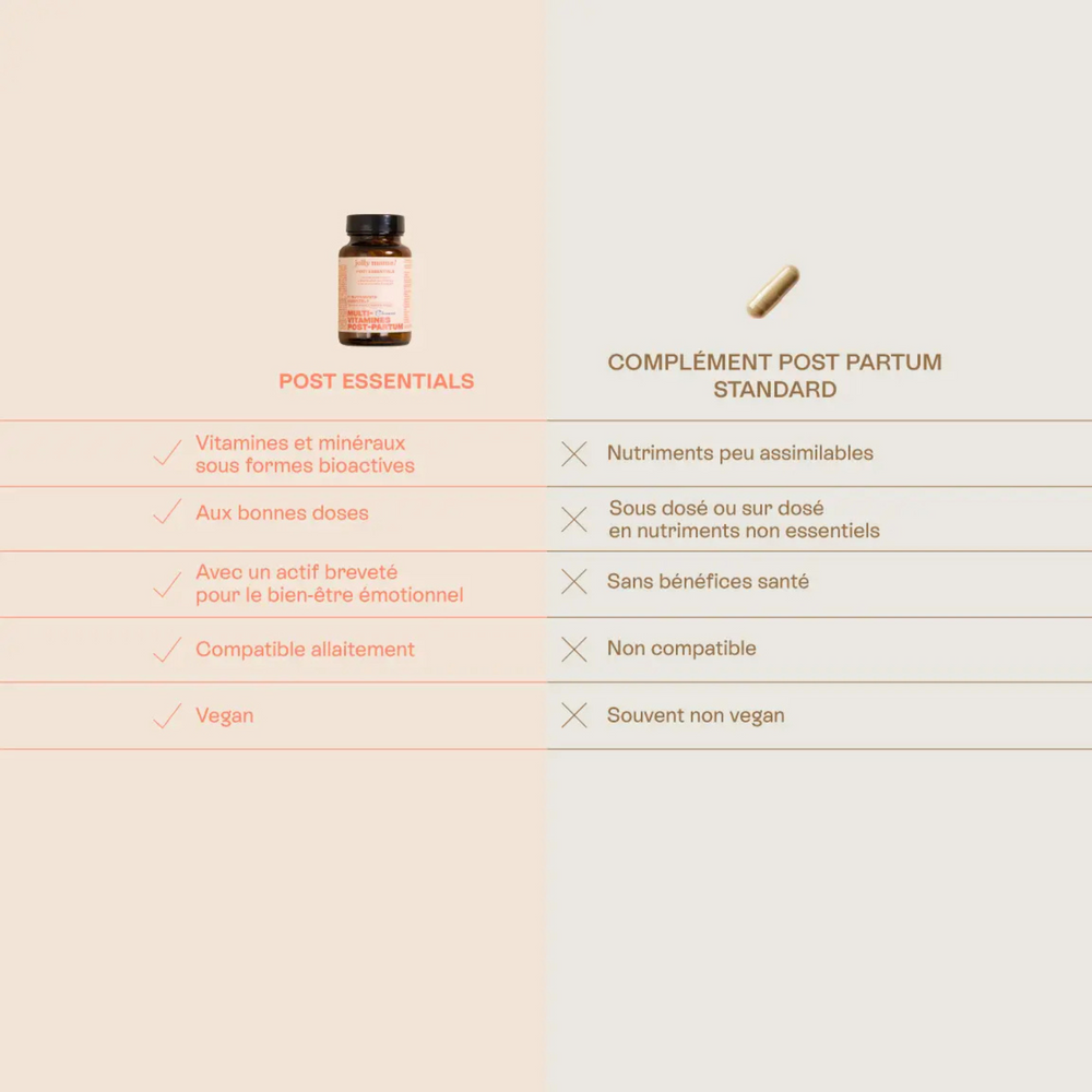 Post essentials Compléments alimentaires