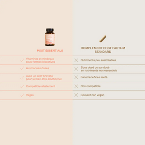 Post essentials Compléments alimentaires
