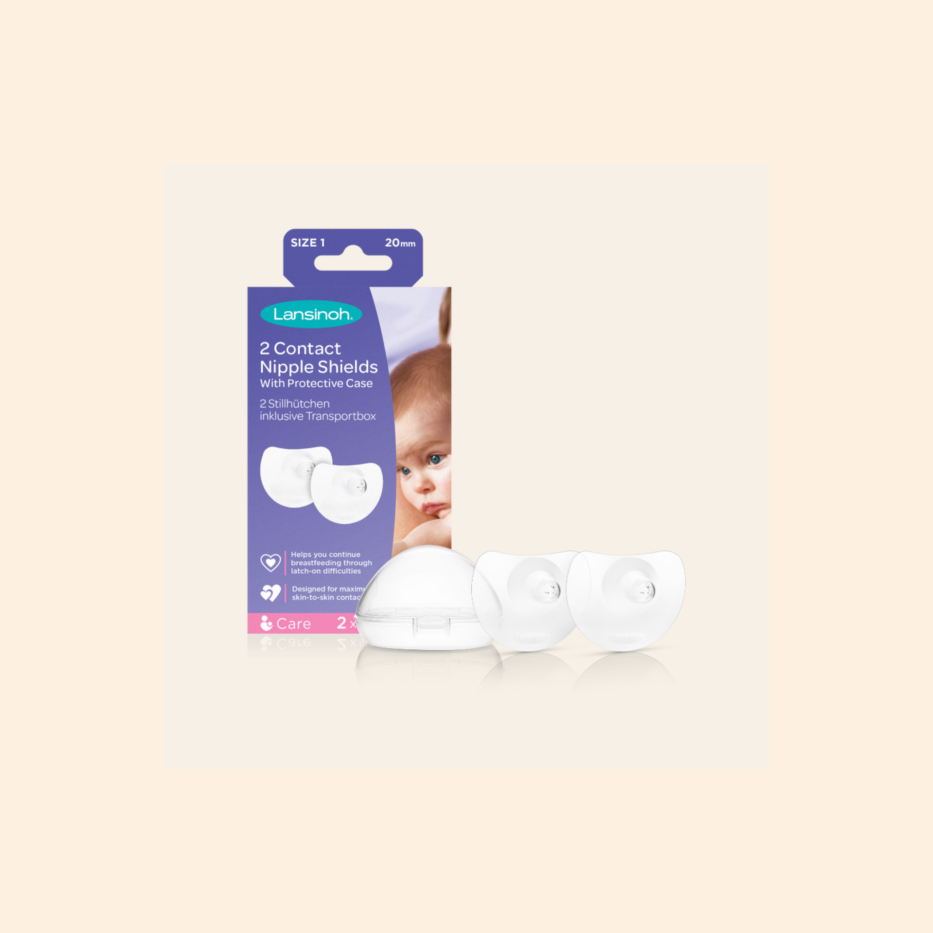 Bouts de sein contact allaitement Lansinoh