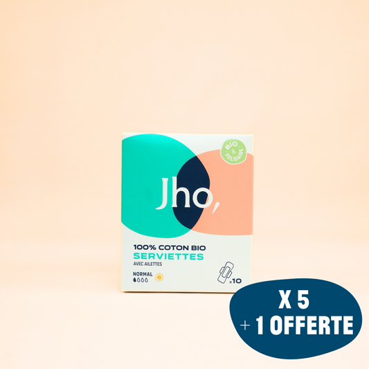 Serviettes : Pack de 5 boîtes + 1 offerte
