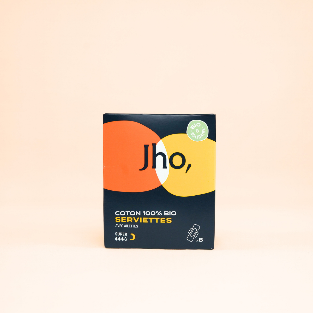 Serviettes Hygiéniques Quotidiennes Vivicot Puro Cotone - Lot De 14 Pièces, 100% Coton, Neuves