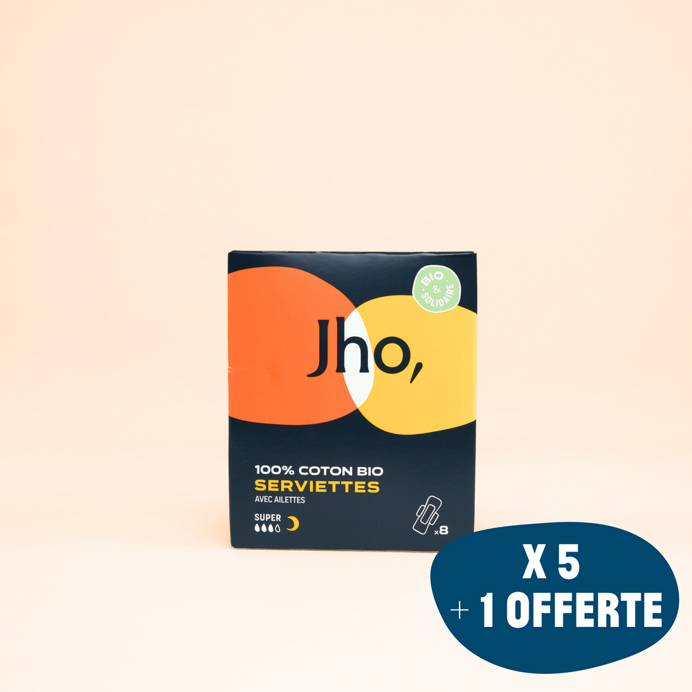 Serviettes : Pack de 5 boîtes + 1 offerte