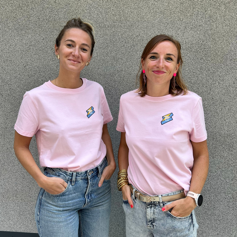 T-shirt Strong Girls Club - Rose