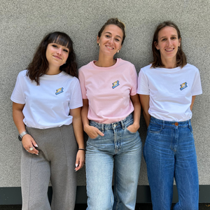 T-shirt Strong Girls Club - Rose