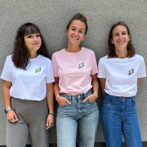 T-shirt Strong Girls Club - Blanc